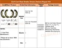 golf cart brake shoe replacement